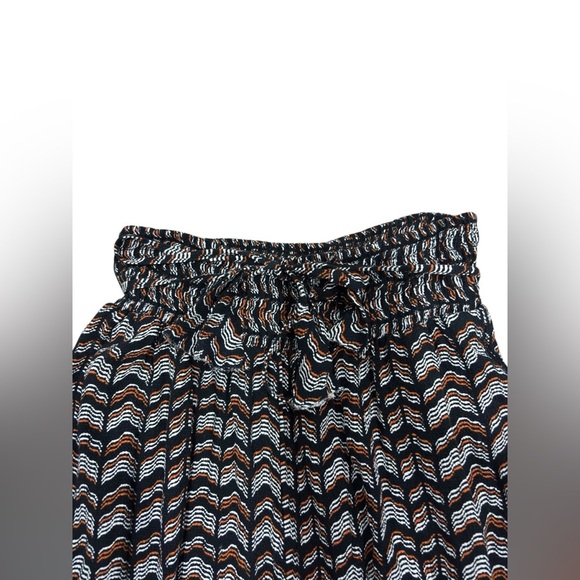 Anthropologie Women's Black Orange Aniya Pull On Balloon Jogger Pants XS EUC - Picture 7 of 13